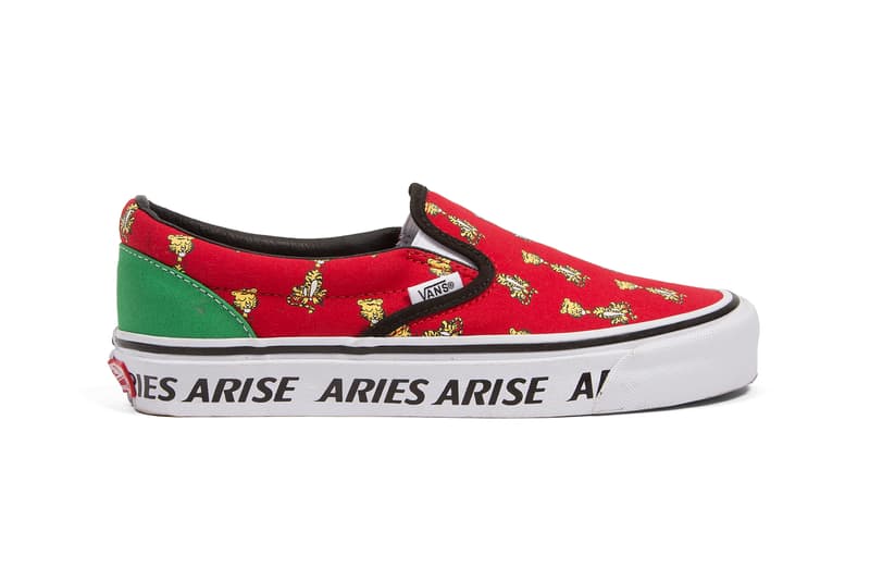 Vans Aries Sk8-Hi Slip-On Collaboration Palace Fergus Purcell