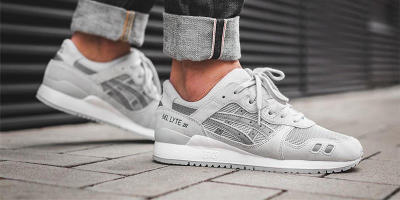 asics gel lyte iii grey suede