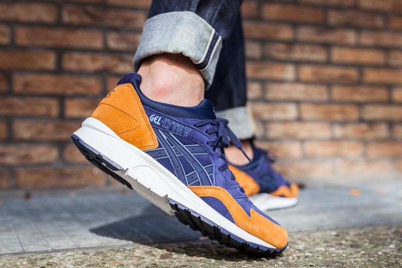 ASICS Gel Lyte V Peacoat Brown Denim Blue Colorway