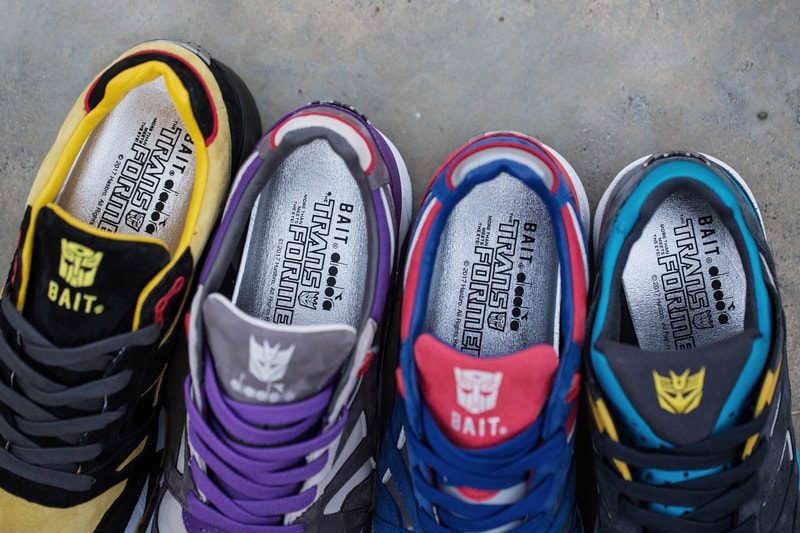 BAIT Diadora Transformers Sneaker Collection N.9000s S.8000 Aeon