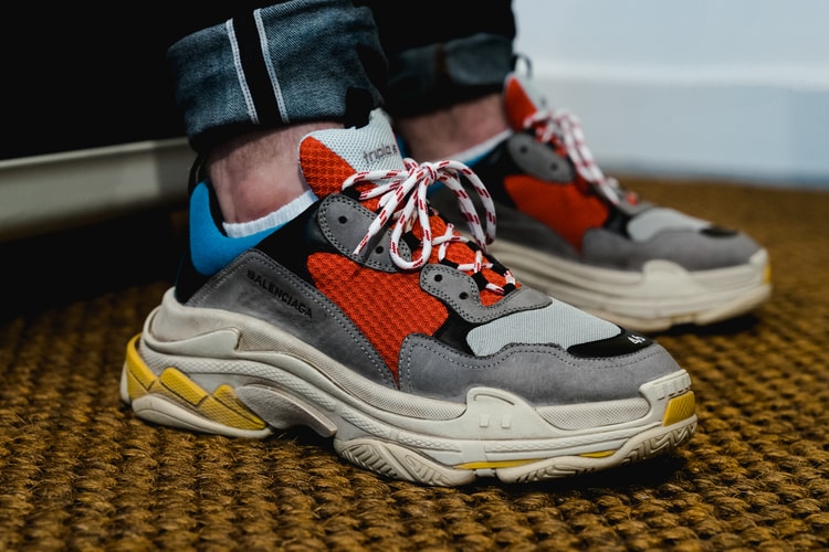 Here's a Closer Look at Balenciaga's Hard-To-Ignore Triple S Trainer