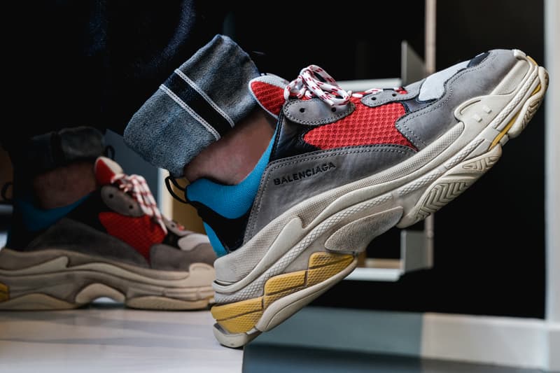 Balenciaga Triple S Closer Look footwear trainer