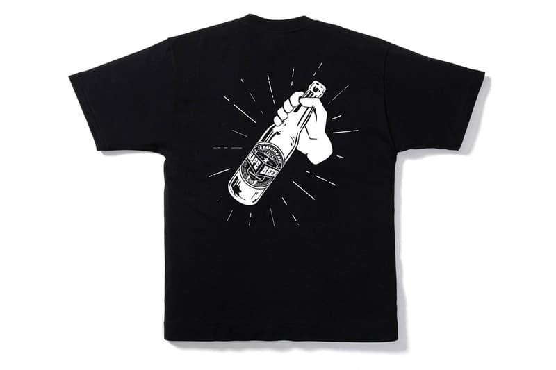 a bathing ape aape BAPE Beer T-shirt Collection Vogue Fashion Night Out capsule tokyo japan