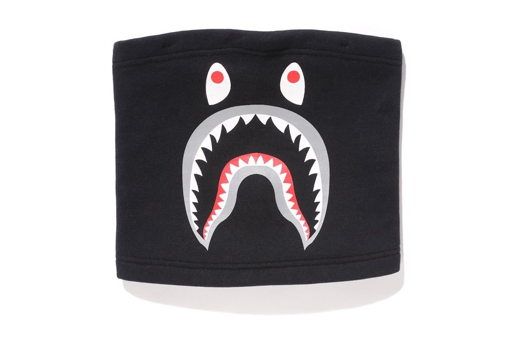 BAPE Black Shark Mask Neck Warmer A Bathing Ape 2017 September 16 Release Date Info Saturday