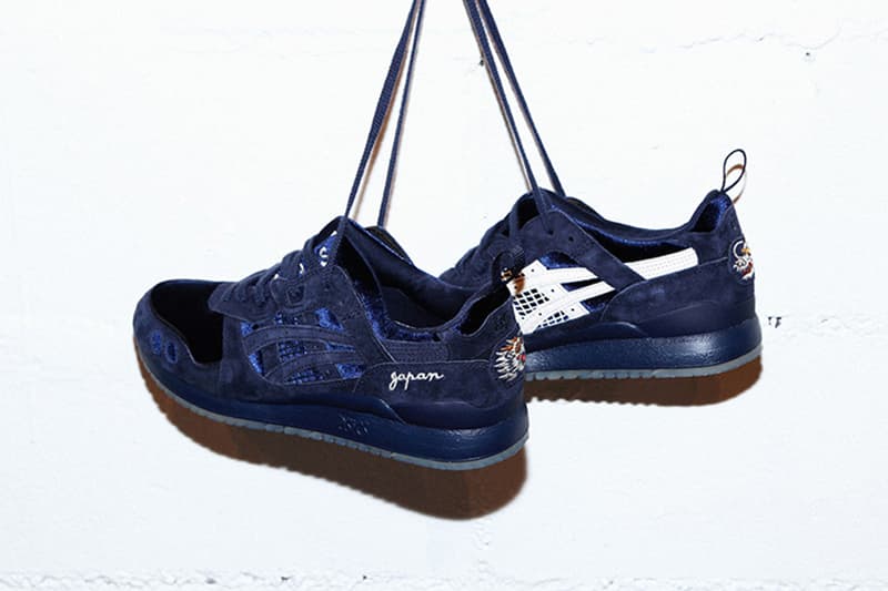 BEAMS mita sneakers ASICS GEL Lyte III Souvenir Jacket Navy 2017 September Release Date Info Shoes Footwear September 16