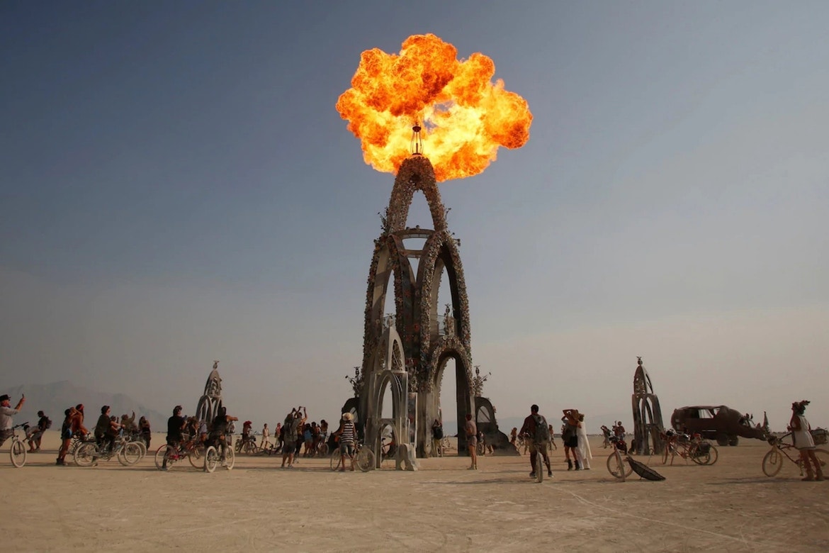Burning Man Pink Floyd Trevor Paglen Alexander Bortz Burberry London Artwork Art Installation Exhibit Photography Sculpture