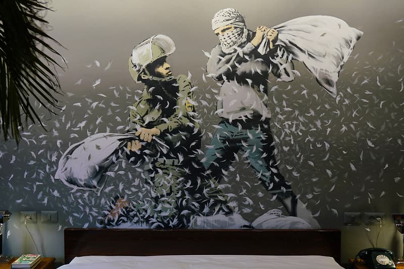 Banksy Walled Off Hotel Gift Shop Art Artwork Sculpture Daniel Arsham Future Relic 08 Tom Sachs Objects of Devotion Ari Marcopoulos Machine Frank Elbaz Gallery