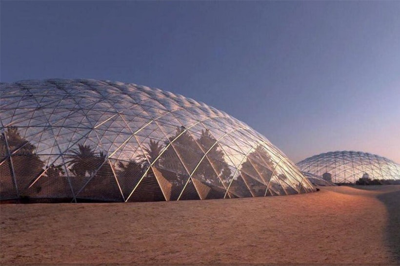 Bjarke Ingels Group Mars Simulation Строит пустыню в ОАЭ BIG