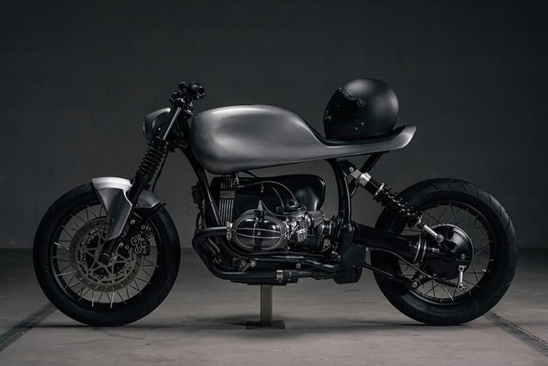 BMW R100R V07 "The Whale" Cafe Racer Gray Custom Motorcycle Minimalist