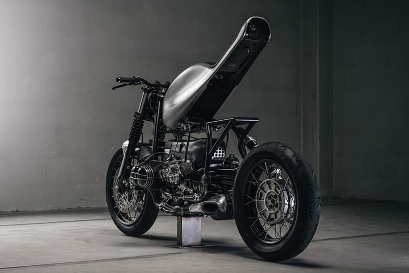 BMW R100R V07 "The Whale" Cafe Racer Gray Custom Motorcycle Minimalist