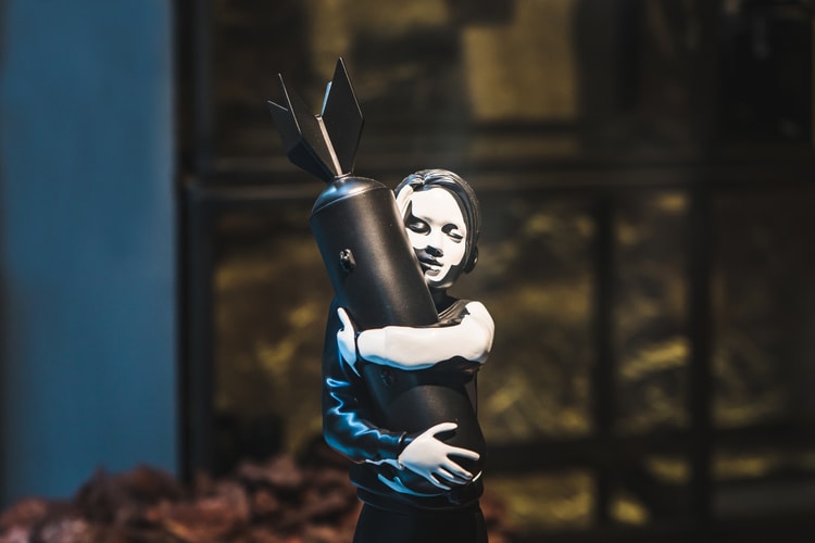 Brandalism & Medicom's New 'Bomb Hugger' Toy Honors Banksy's Original Stencil
