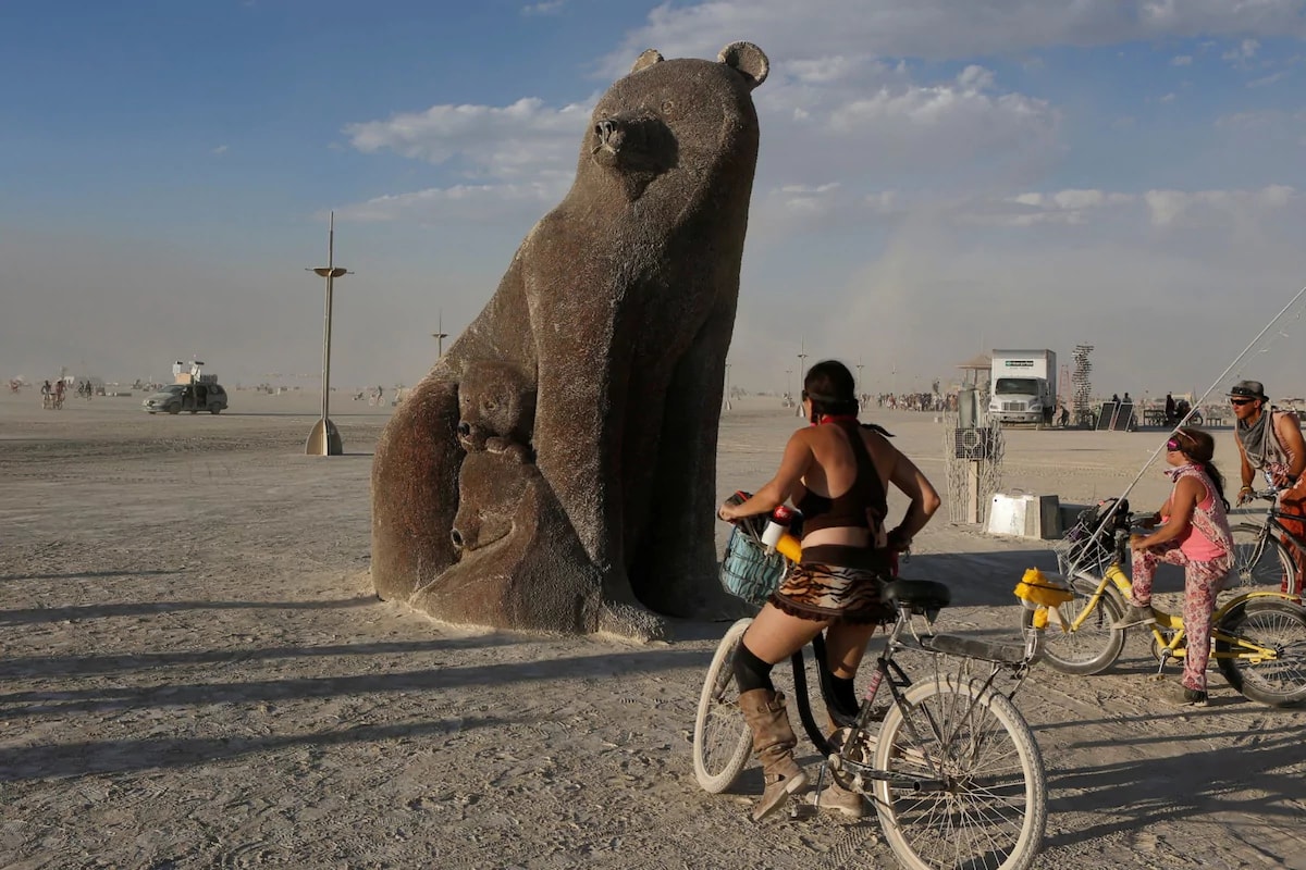 Burning Man Festival Black Rock Desert Nevada Art Artwork Installation sculptures 2017 august september Black Rock City desert nevada