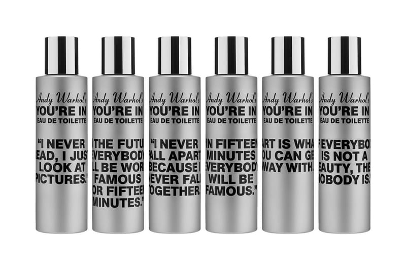 COMME des GARÇONS Debuts New "Andy Warhol's You're In" Fragance