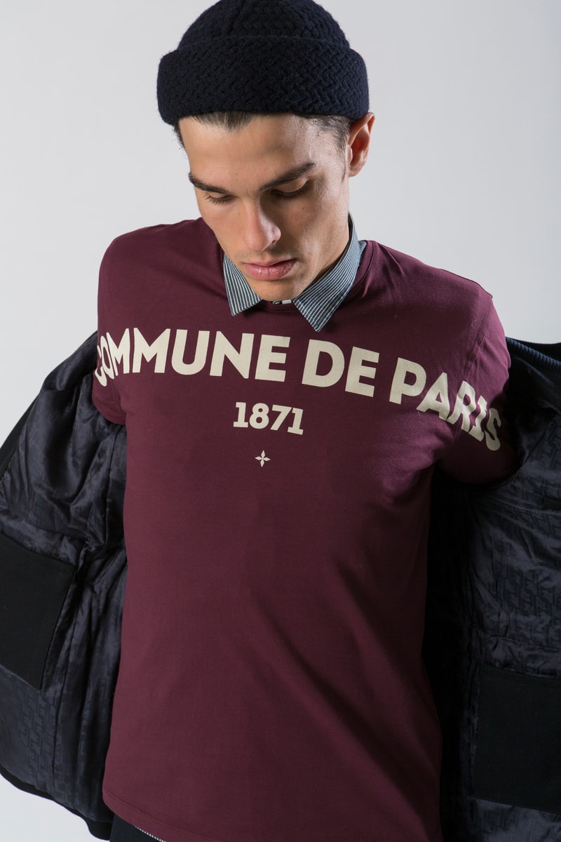 Commune de Paris Fall Winter 2017 Lookbook Lookbooks Tourist Jackets Sweaters Pants Jeans Tops Bottoms French