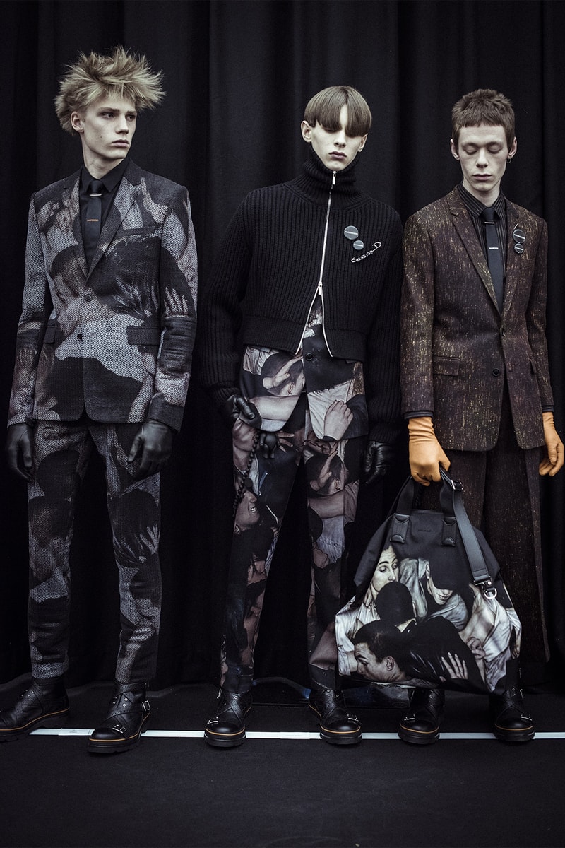 Dan Witz Dior Homme 2017 Fall Winter Collection Collaboration Hat Jacket Bag