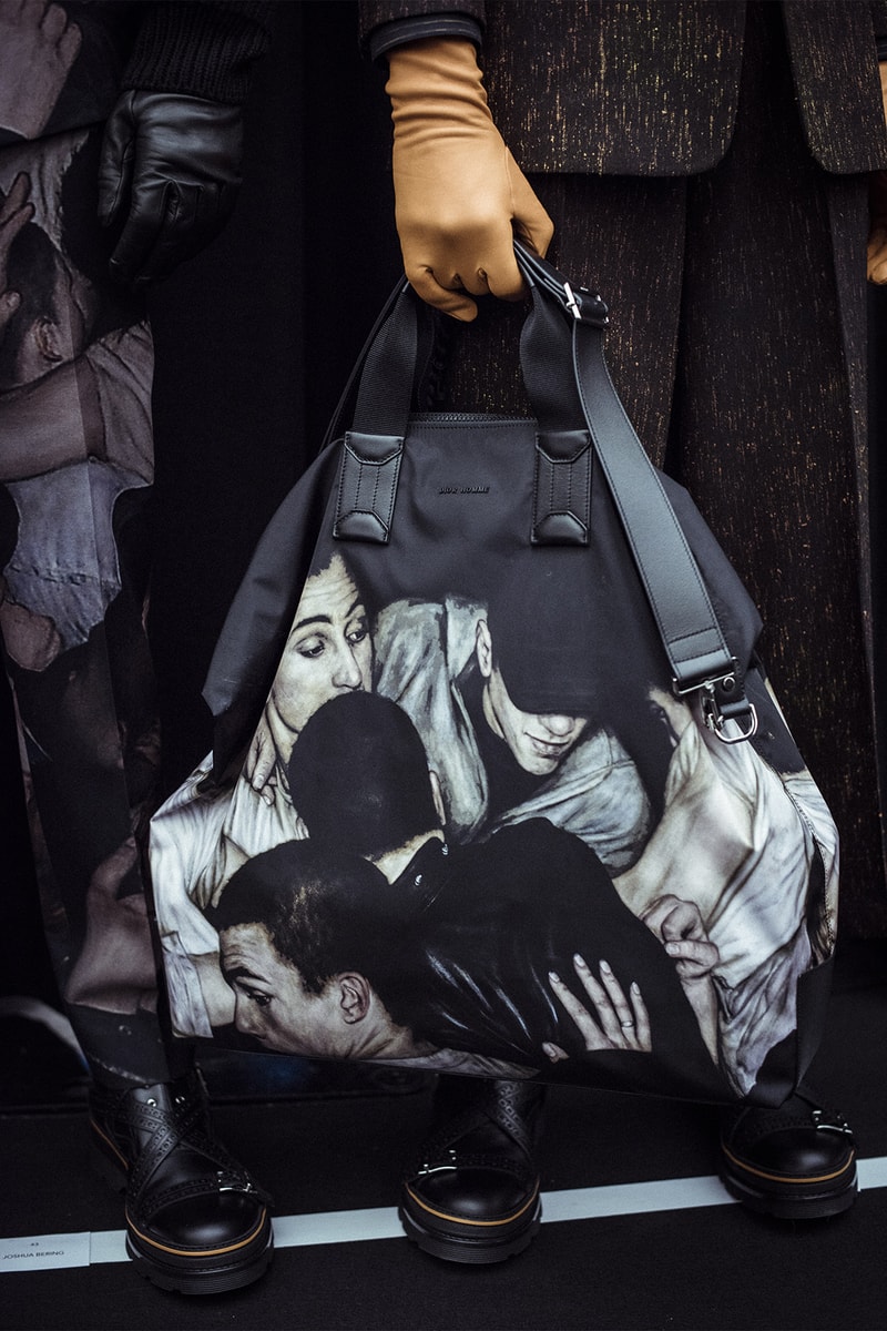 Dan Witz Dior Homme 2017 Fall Winter Collection Collaboration Hat Jacket Bag