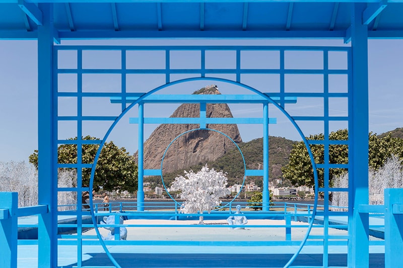 Daniel Arsham Blue Zen Garden Rio Sugar Loaf Mountain rio de janeiro
