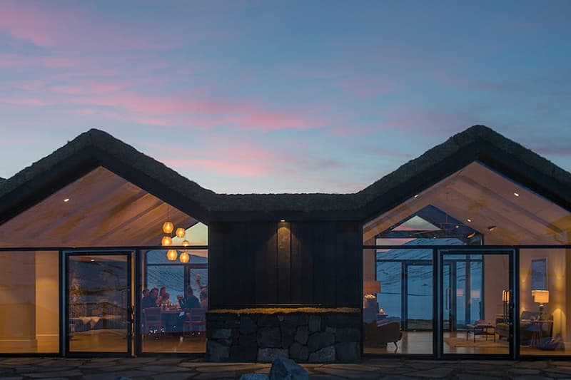 Northern Lights Deplar Farm Resort Troll Peninsula Northern Iceland
