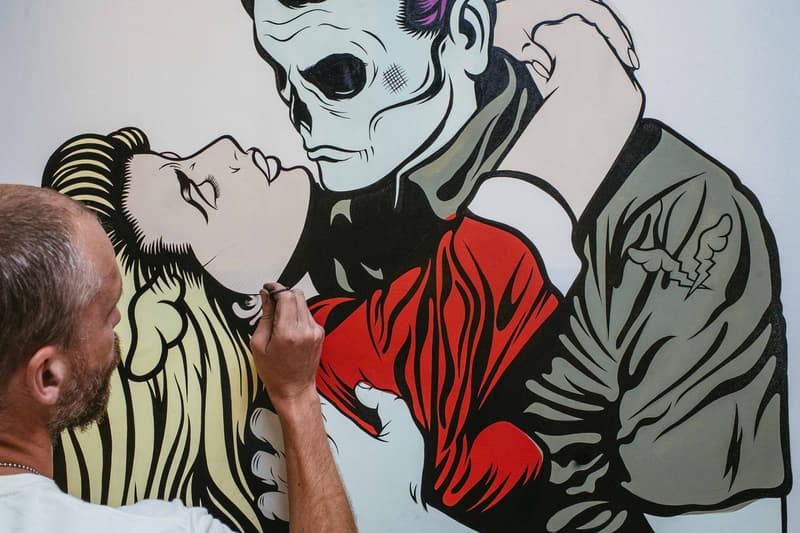 D*Face Corey Helford Gallery Art Artwork Artist Painting Los Angeles California Exhibit Exhibition