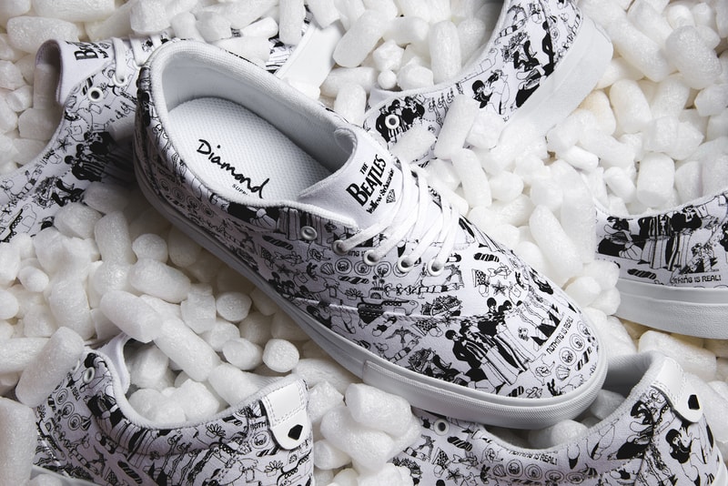Diamond Supply Co. New "Beatles Avenue" Sneaker The Beatles Yellow Submarine