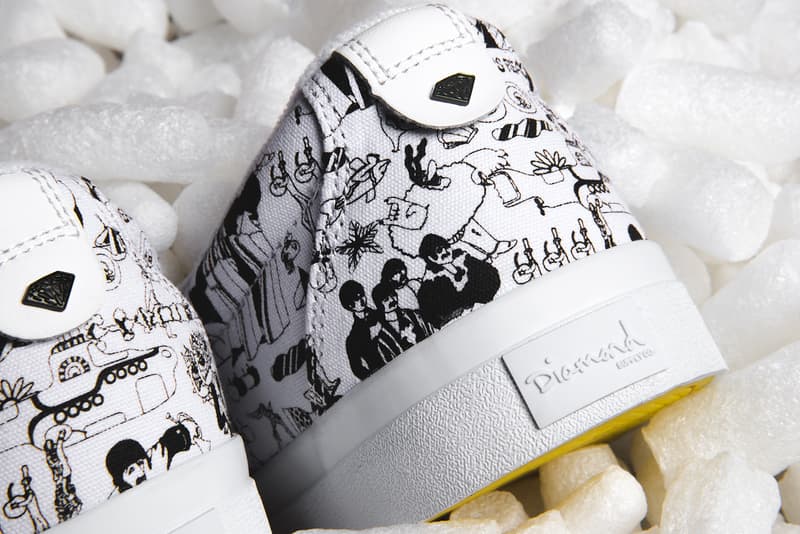 Diamond Supply Co. New "Beatles Avenue" Sneaker The Beatles Yellow Submarine