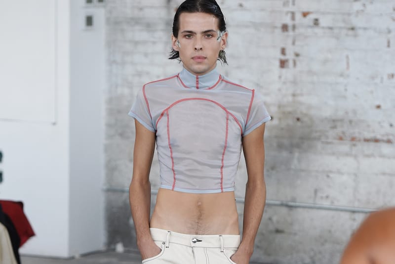 Eckhaus Latta Twists Conventional Tailoring for Its Spring/Summer 2018 Collection