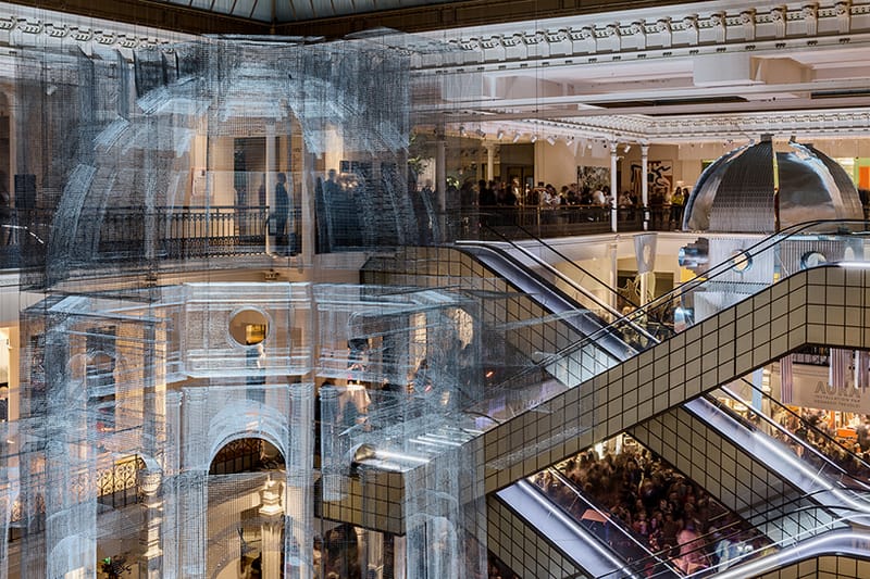 Edoardo Tresoldi Transforms Paris' Le Bon Marché Department Store