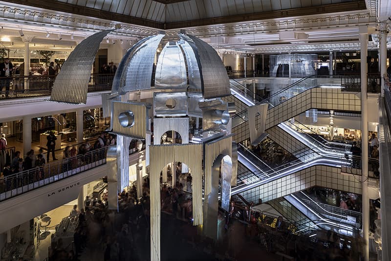 Edoardo Tresoldi Exhibition Installation Le Bon Marché Paris Aura