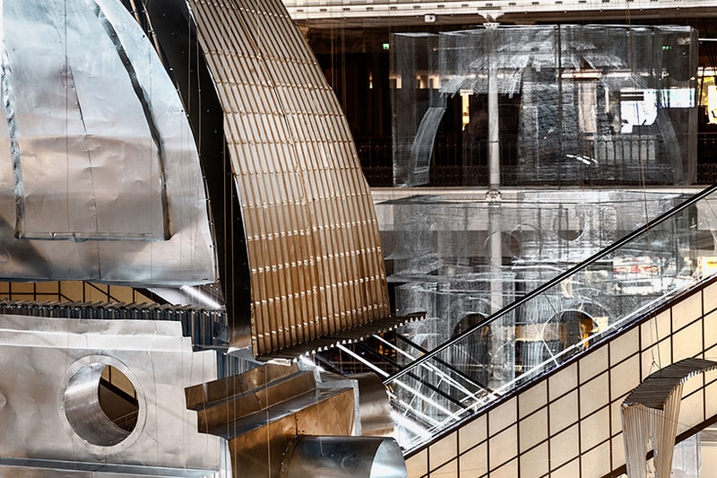 Edoardo Tresoldi Exhibition Installation Le Bon Marché Paris Aura