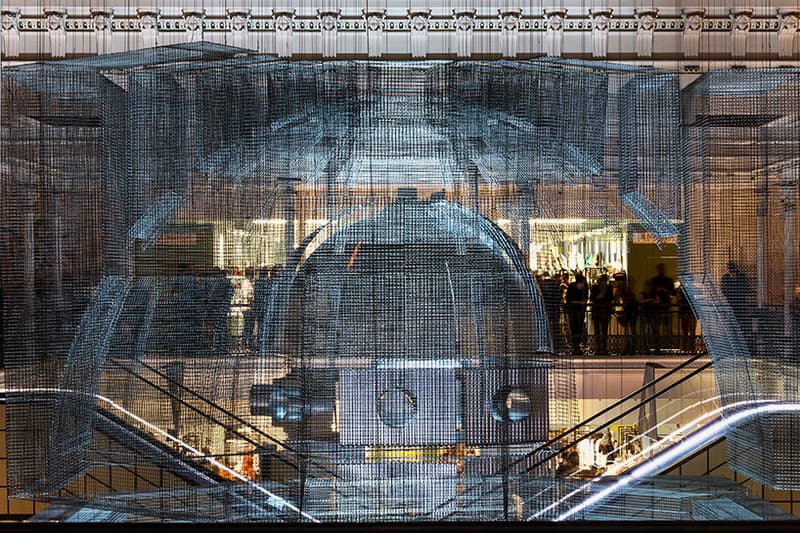 Edoardo Tresoldi Exhibition Installation Le Bon Marché Paris Aura