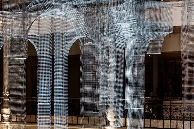 Edoardo Tresoldi Exhibition Installation Le Bon Marché Paris Aura