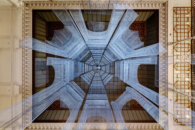 Edoardo Tresoldi Exhibition Installation Le Bon Marché Paris Aura