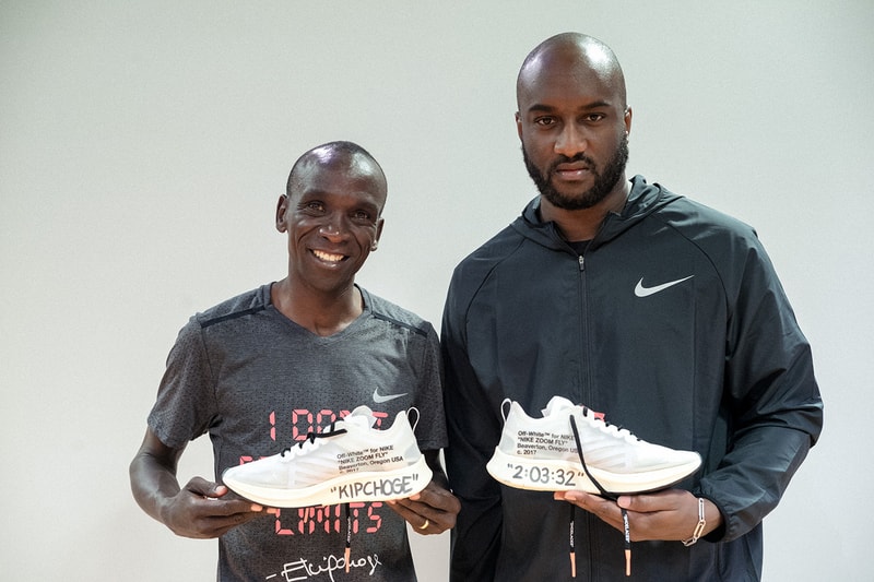 Virgil Abloh Eliud Kipchoge