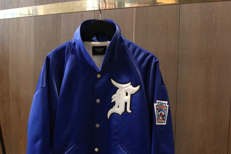 Fear of God Patron of the New 2017 Collection Baseball Jacket Hat Black Military Boots Pop Up Shop Evident Future