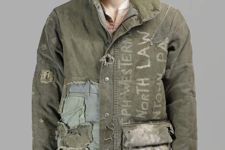 Greg Lauren's Destroyed Duffle Retro Jacket Is Yours for a Whopping $4,020 USD