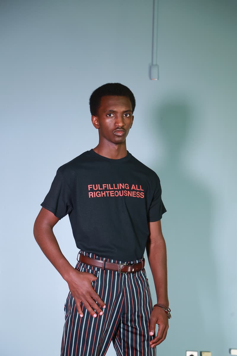 Head of State 2018 spring summer lookbook fulfilling all righteousness