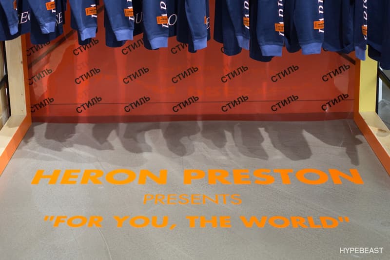 Heron Preston Case Study Playlist For You The World Childish Gambino Nirvana The Cure Delta 5 Black Sabbath Charly Black Martyn & Four Tet