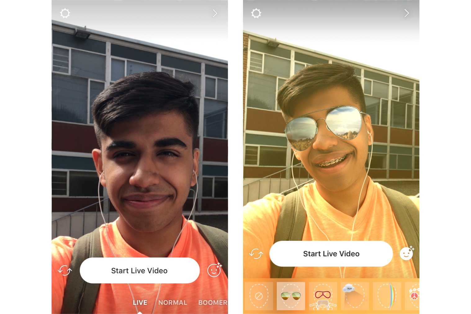 Instagram Face Filters Live Videos 2017 September 21 Release App Update