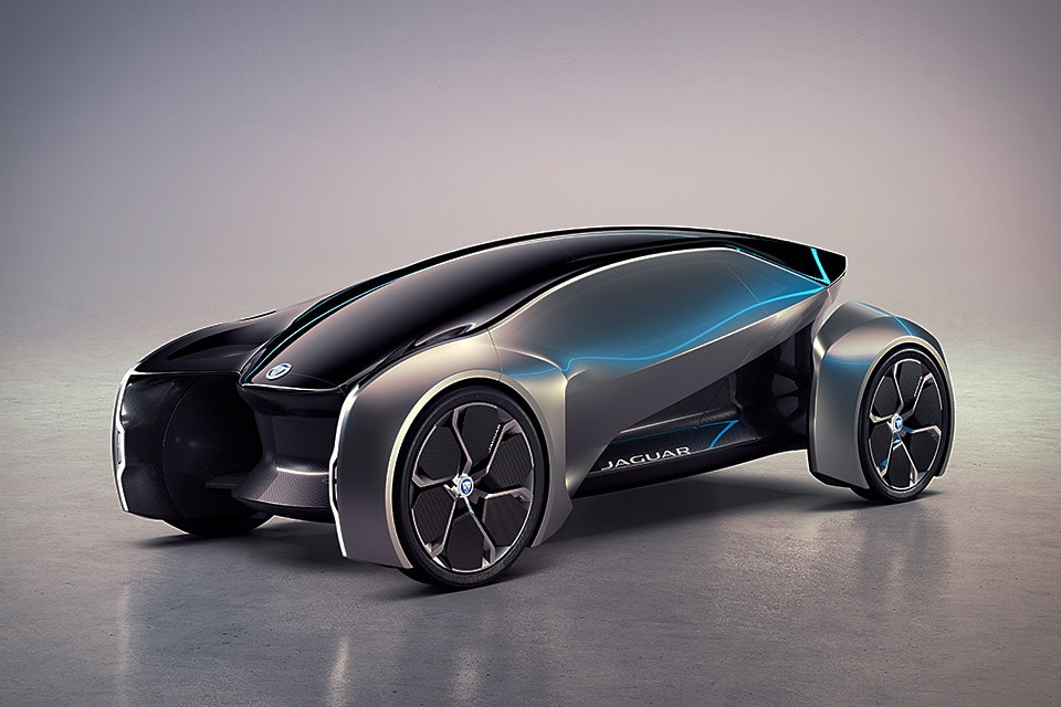 Jaguar Autonomous Intelligent Future-Type Car Concept Sayer Steering Wheel