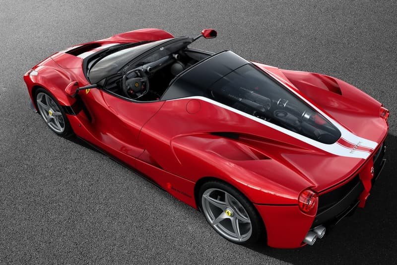 Ferrari LaFerrari Aperta Save the Children Charity Auction Maranello Fiorano Track RM Sothebys