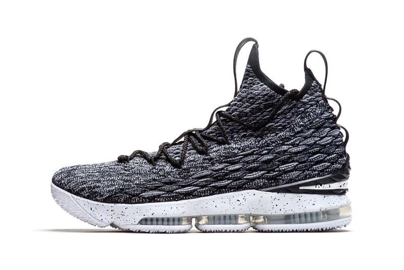 Nike LeBron 15 Ashes Colorway Black White