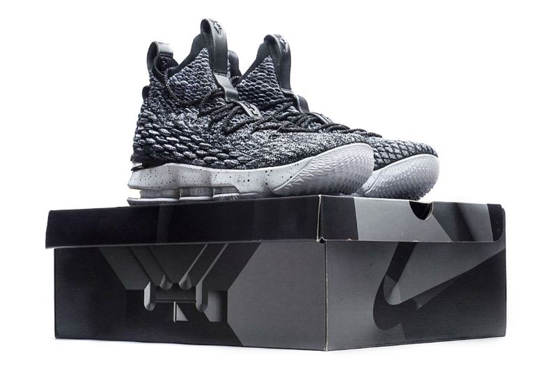 Nike LeBron 15 Ashes Colorway Black White