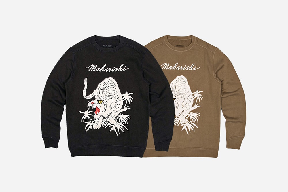 maharshi "White Tiger" Collection East Asia Embroidery