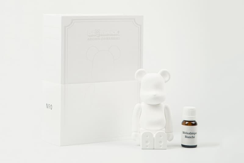 Medicom Toy Library Design Bearbrick Ornament Bibliotheque Blanche White