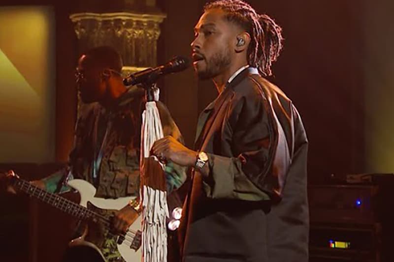 Miguel Come Through and Chill Sky Walker The Late Show With Stephen Colbert Live Performance 2017 September