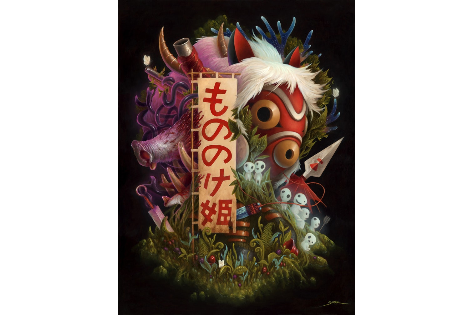 Hayao Miyazaki Spoke Art Gallery New York City Art Artwork Exhibit Studio Ghibli