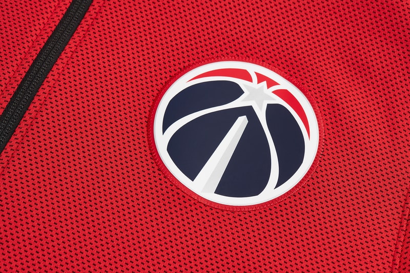 NBA Nike Reveal Therma Flex Showtime Warm up Jacket Washington Wizards red white blue