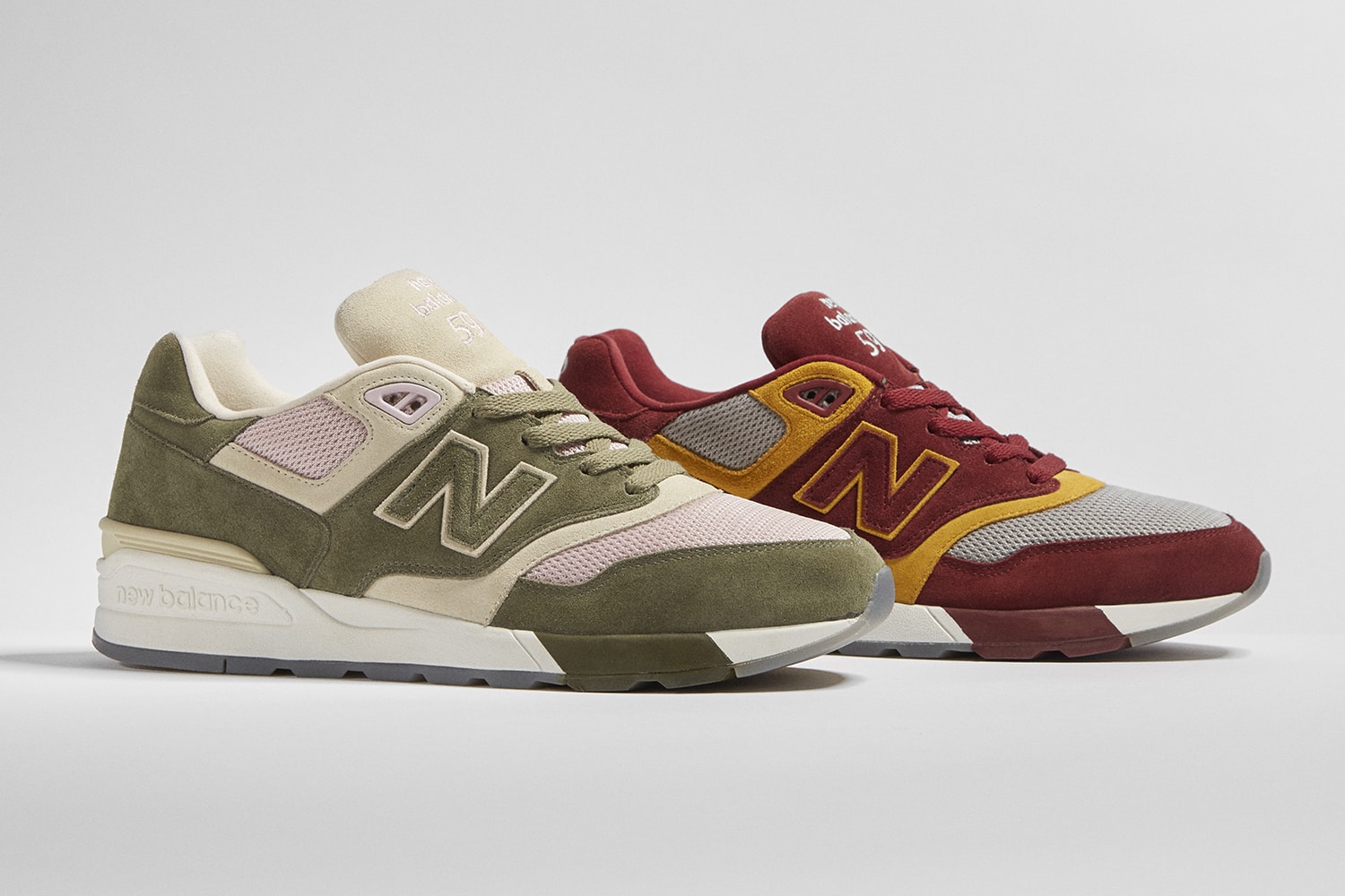 New Balance 597 Neotropic size Exclusive Green Beige Off White Red Yellow Gold Grey 2017 September 22 Release Date Info Sneakers Shoes Footwear September 22