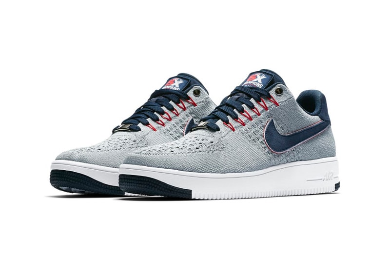 Nike Air Force 1 Low Ultra Flyknit New England Patriots Robert Kraft RKK Tom Brady Super Bowl NFL Boys and Girls Club Boston