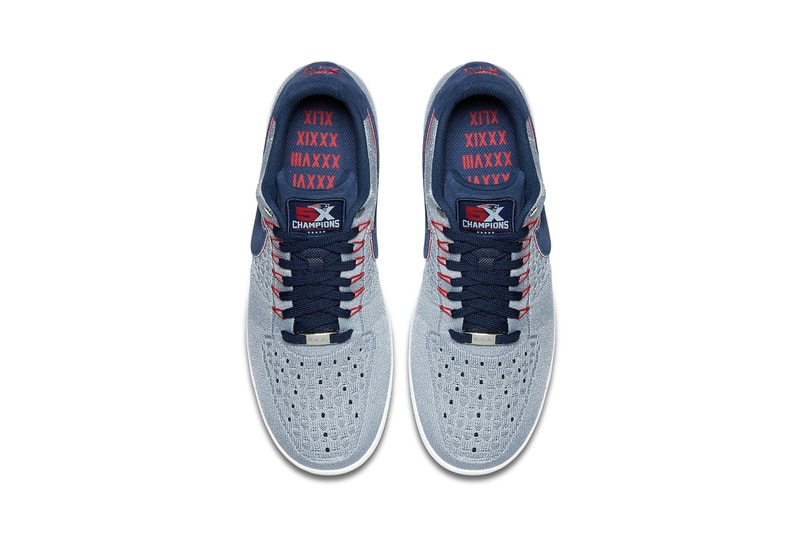 Nike Air Force 1 Low Ultra Flyknit New England Patriots Robert Kraft RKK Tom Brady Super Bowl NFL Boys and Girls Club Boston